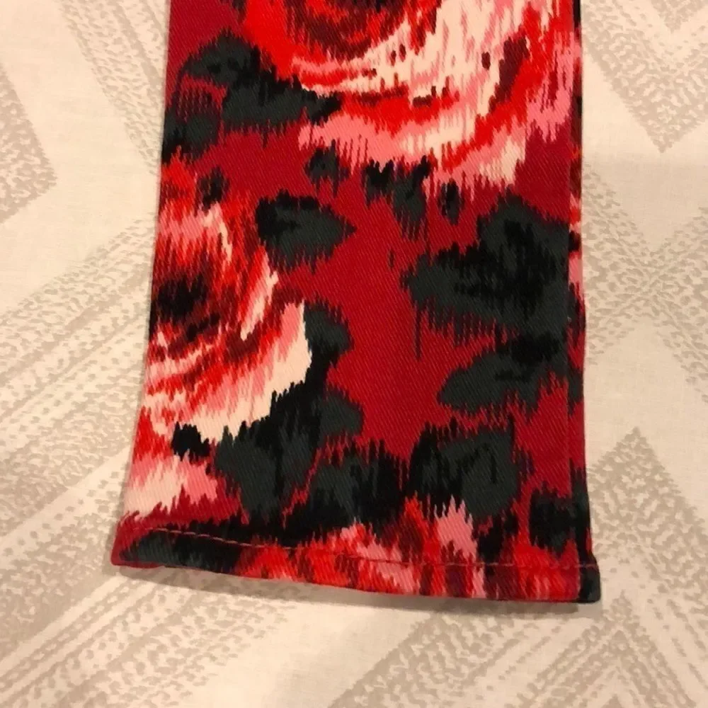 Gap Girls Mini Skinny Adjustable Waist Holiday Wear Rose Jeans Size 5